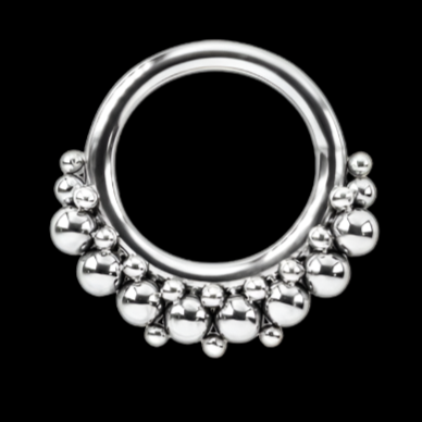 "Aurous" Ring Polished Nio