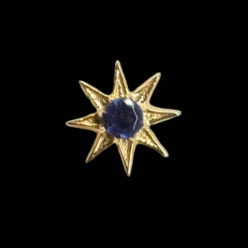 "Nova" Genuine Iolite YG
