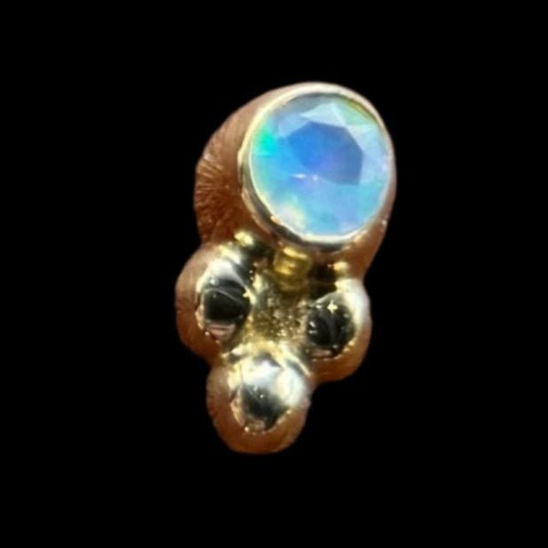 "Sabrina 1" White Opal YG