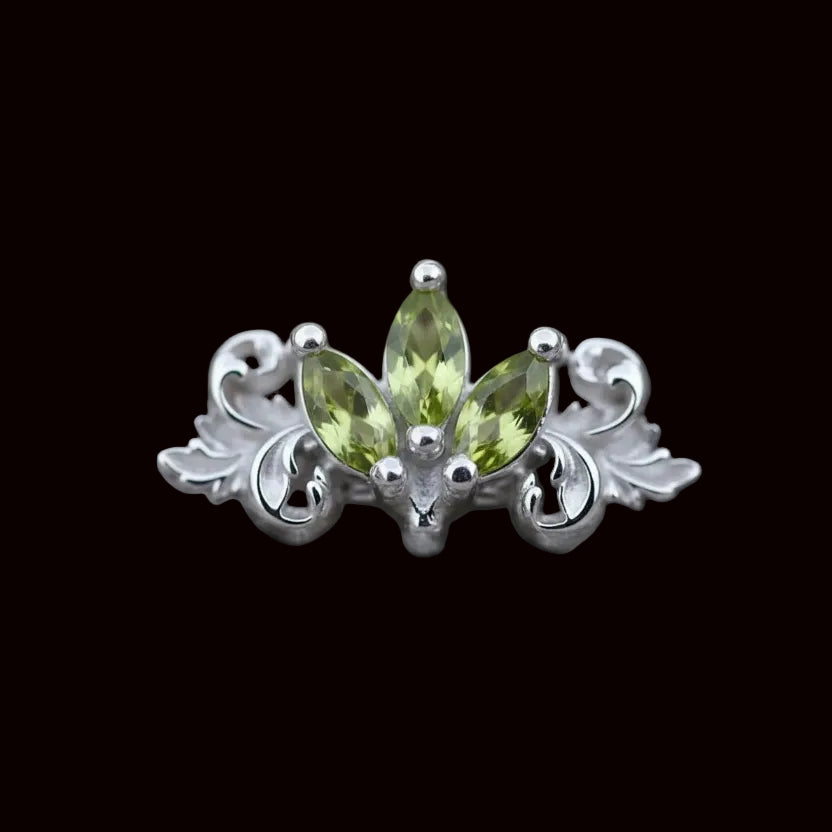 "Redemption" Genuine Peridot WG