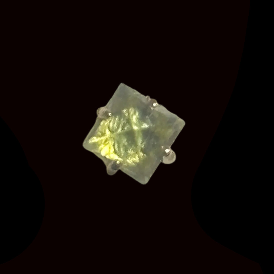 3m Genuine Peridot Princess Prong 14k YG
