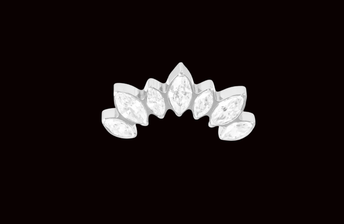 3mm Crown CZ Ti.