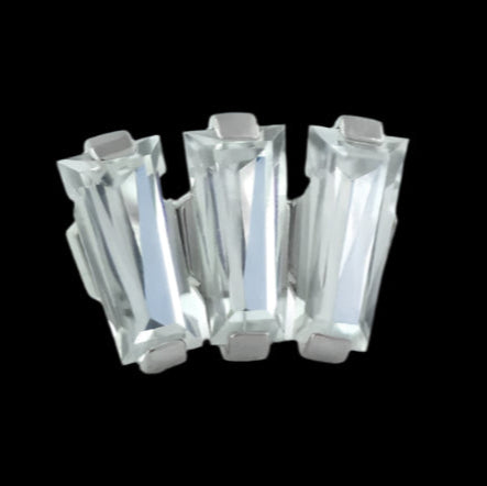 CZ Baguette Cluster Ti.