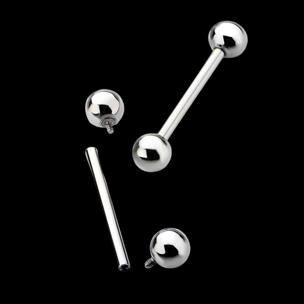 14g 7/16 Threaded Barbell Ti.