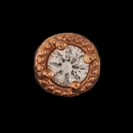 "Big Milo" Genuine White Sapphire RG