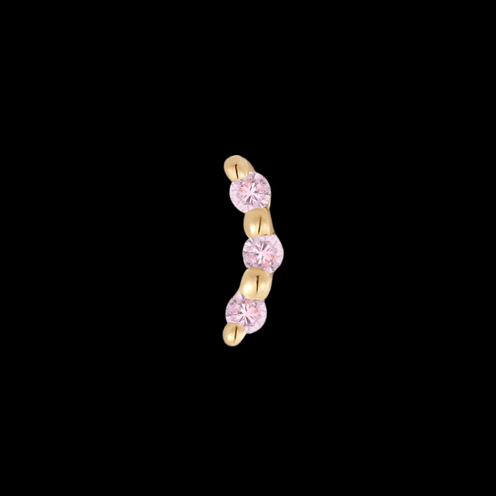 "Bitsy" Light Pink YG