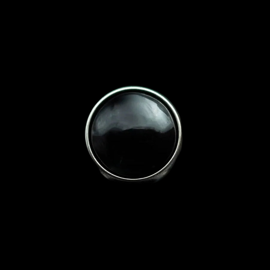 4m Genuine Black Onyx Cabochon Ti.