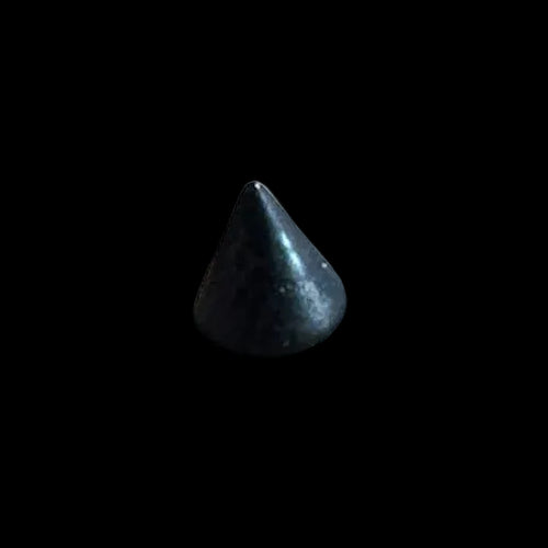 4m Spike 14g Threaded Polished Black Nio.