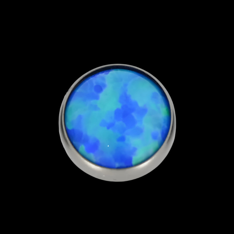 3m Blue Opal 16g Threaded Top Ti.