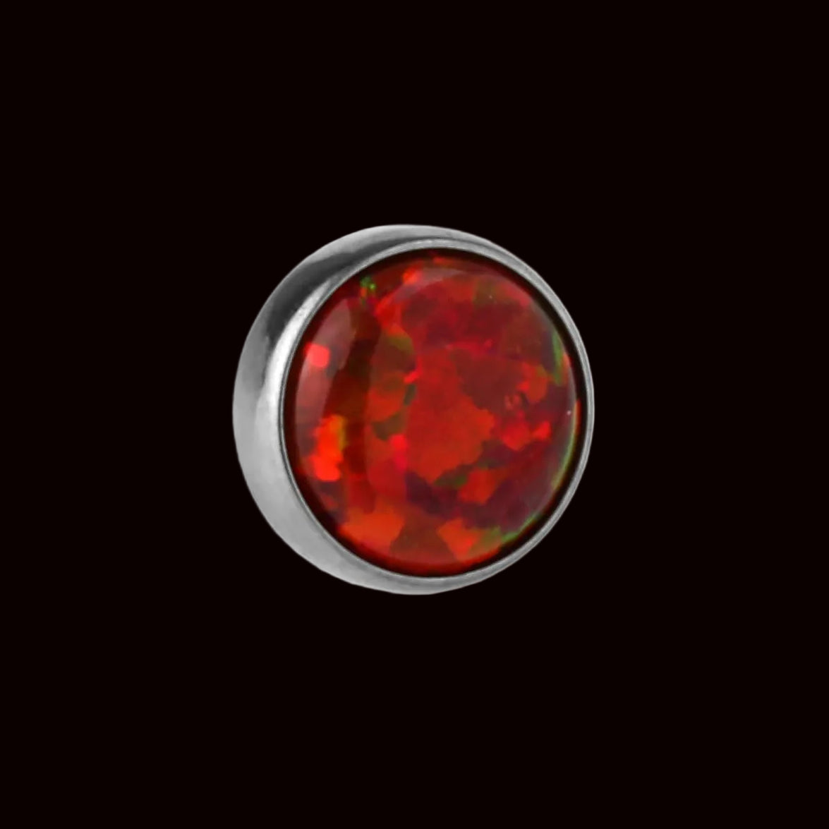 6m Carmine Opal 14g Threaded Top Ti.