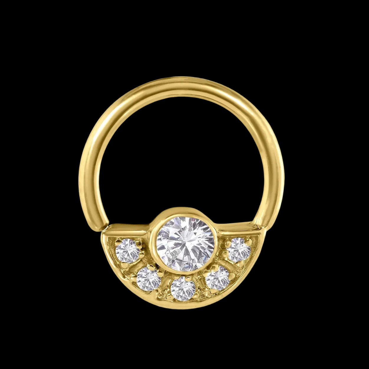 "Cecilia" CZ YG Seamring