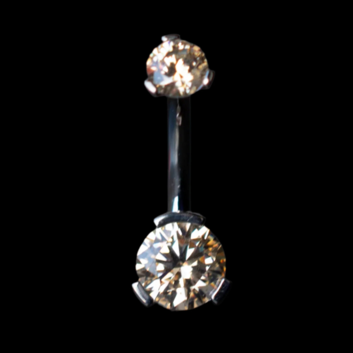 Double Champagne Prong Curve Ti.