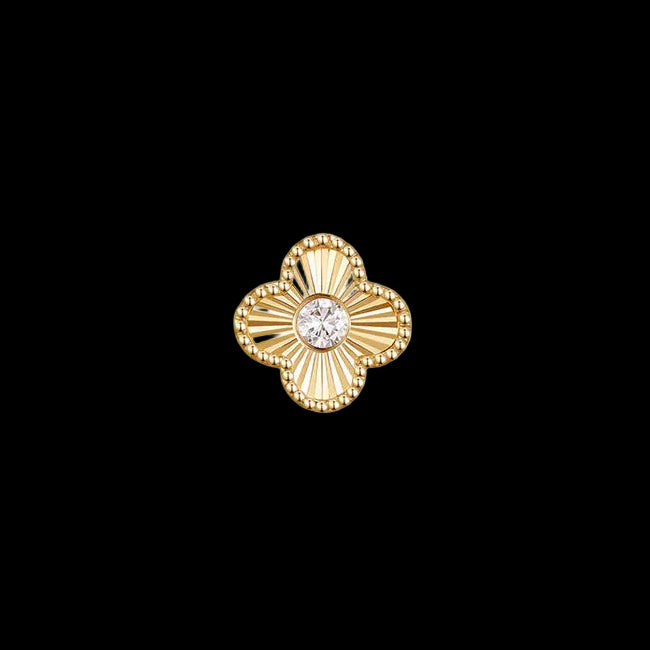 "Clover Ray" Genuine Diamond YG