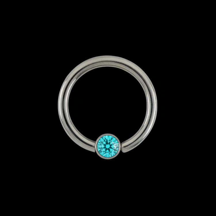 16g 11/32 Aqua Gem FBR Ti.