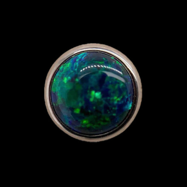 3m Green Opal 16g Threaded Top Ti.