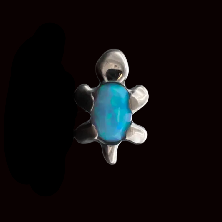 "Esme" Light Blue Opal Ti.
