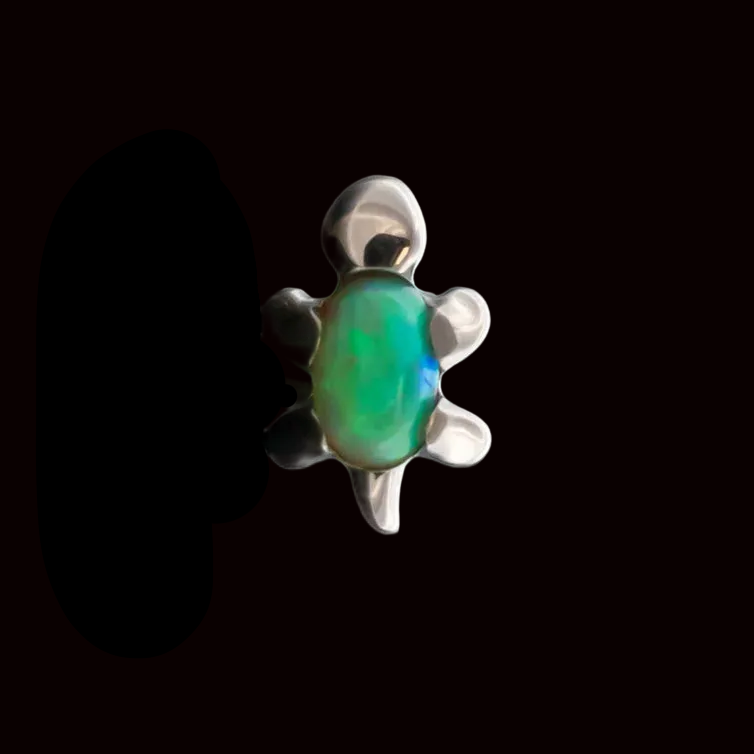 "Esme" Lime Green Opal Ti.