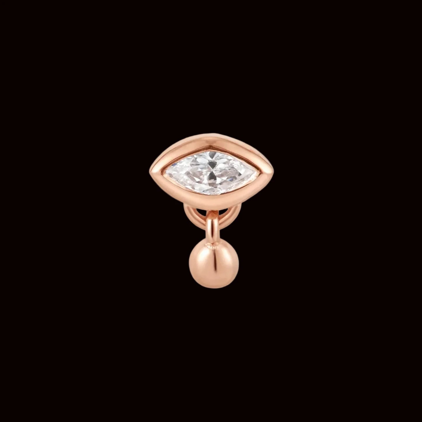 "Eye Candy" CZ 14k RG
