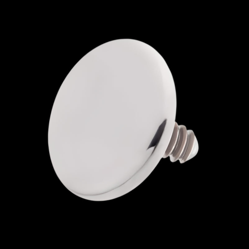 5m Flat Disk 14g Threaded Top Ti.