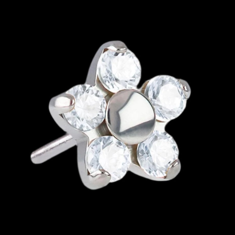Sm. CZ Flower Ti