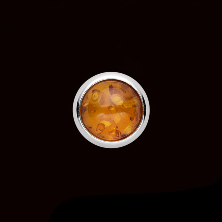 4m Genuine Baltic Amber Cabochon Ti.