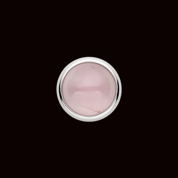 4m Genuine Rose Quartz Cabochon Ti.