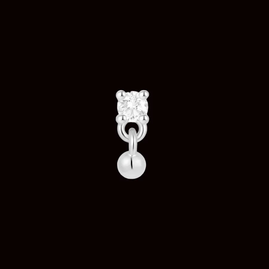 "Glint" Moissanite 14k WG