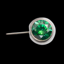 Green Bezel Side Set Ti.