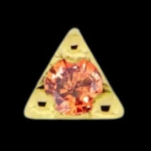 "Illuminati" Orange Sapph. YG