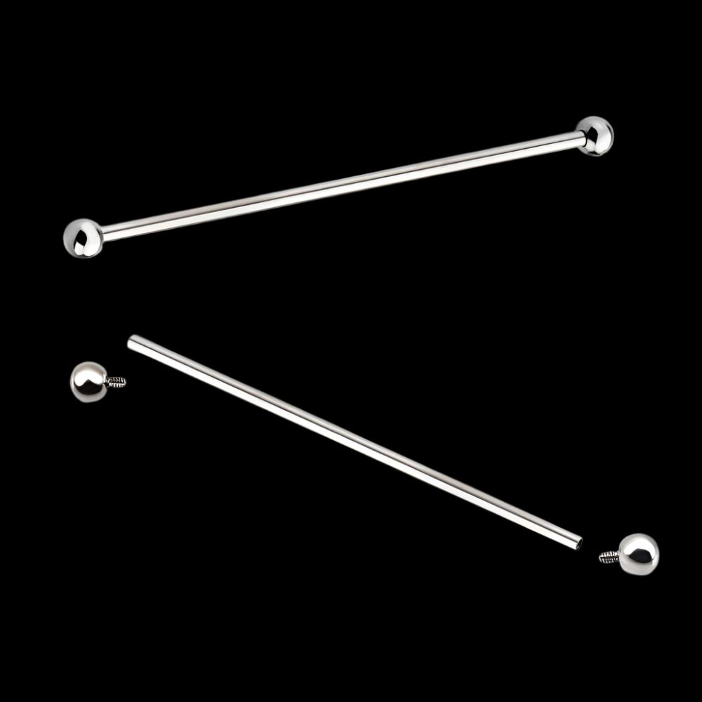 12g 1-1/4 Threaded Barbell Ti.
