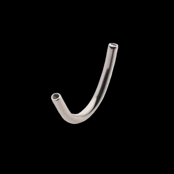 16g 3/8 Threaded J Curve Ti.