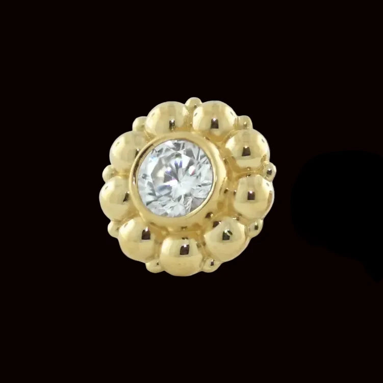 "Kumo" CZ 18k YG