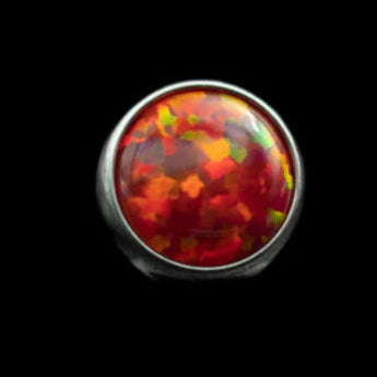 4m Lava Opal 14g Threaded Top Ti.