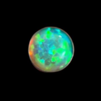 2.5m Lime Green Opal Cabochon Ti.