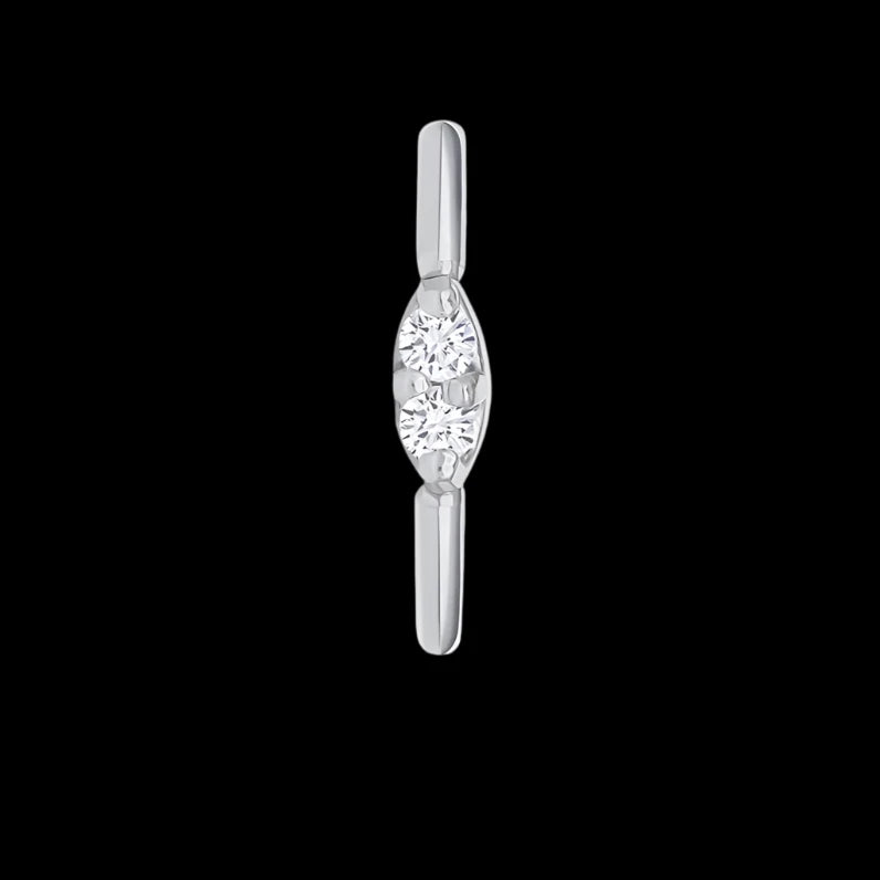 CZ Marquise Seamring WG