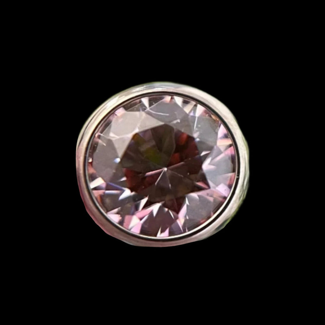 2.5m Morganite Bezel Ti.
