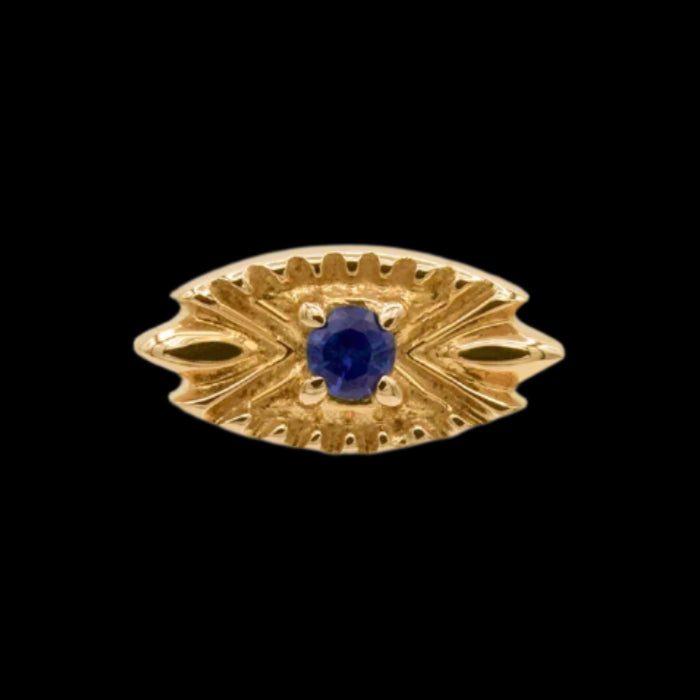 "Nazar" Genuine Blue Sapphire YG