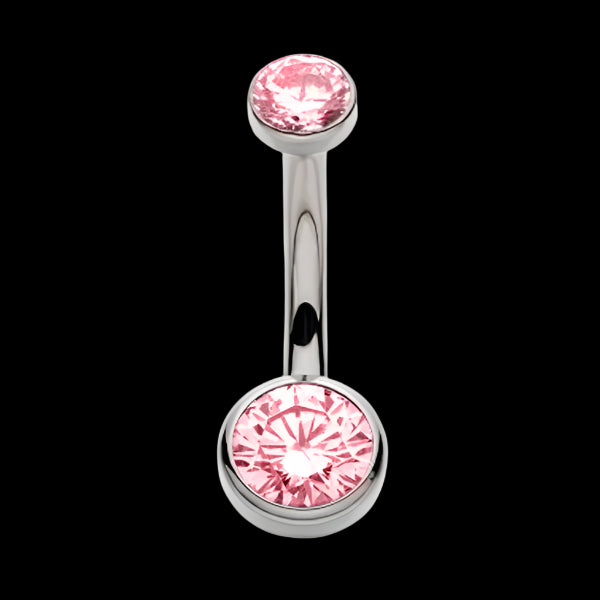 Double Pink Bezel Curve Ti.