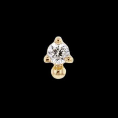 "Pippa Dot Mini" Genuine Diamond YG