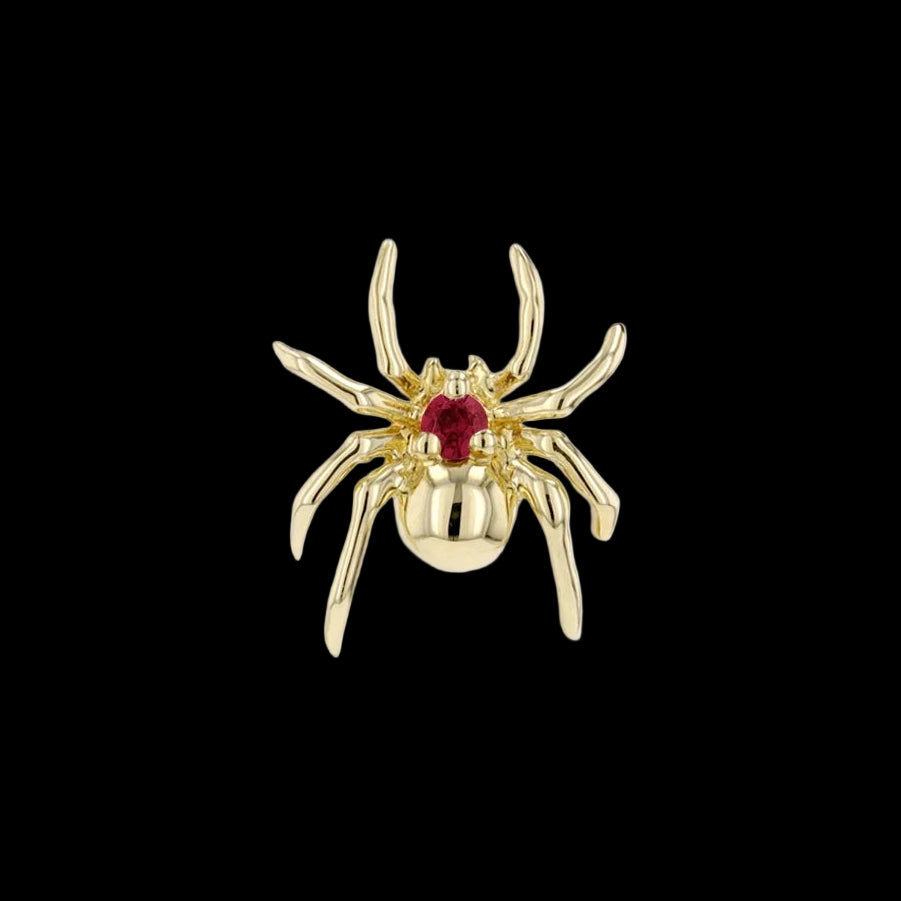 "Pippa Spider" Genuine Ruby YG