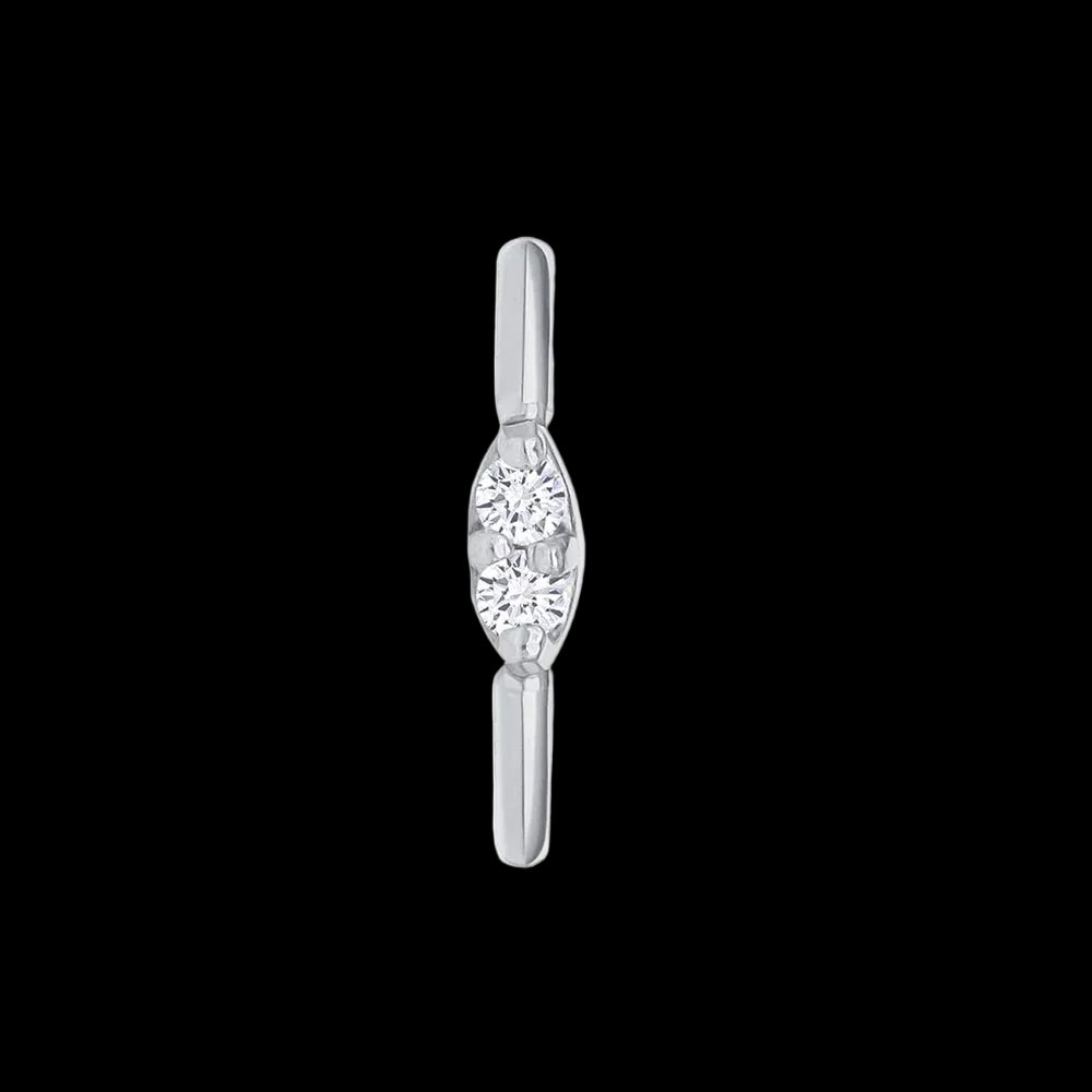 CZ Marquise Prong 18g 5/16 WG Seamring