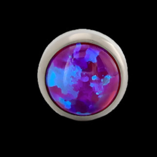 3m Purple Opal 16g Threaded Top Ti.