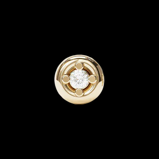 "Solitaire" Genuine Diamond YG
