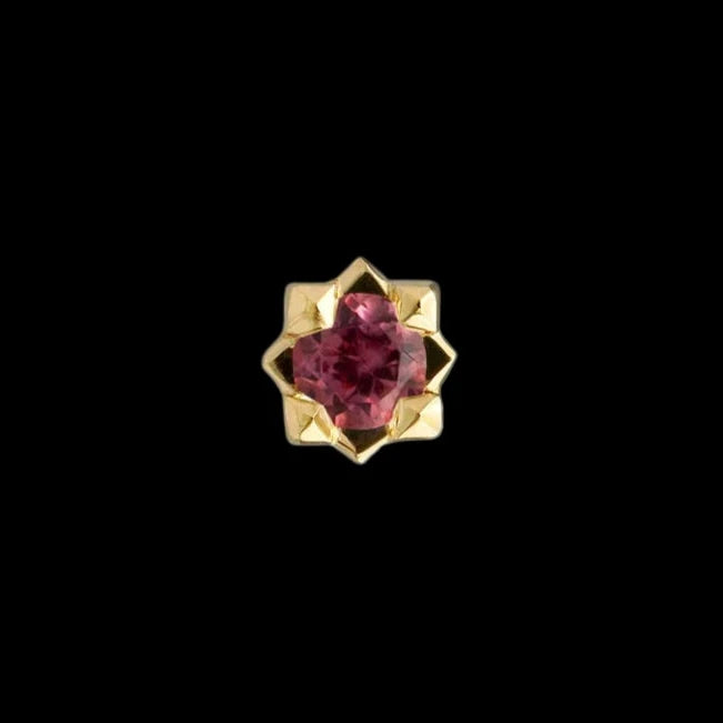 "Stella"(Lg) Pink Tourmaline 14k YG