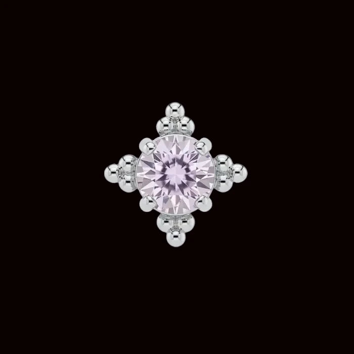 "Zia"(Lg) Genuine Tanzanite 18k WG