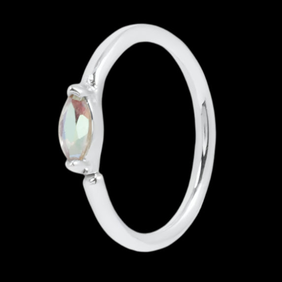 "Zuri" Mercury Mist Topaz Marquise WG