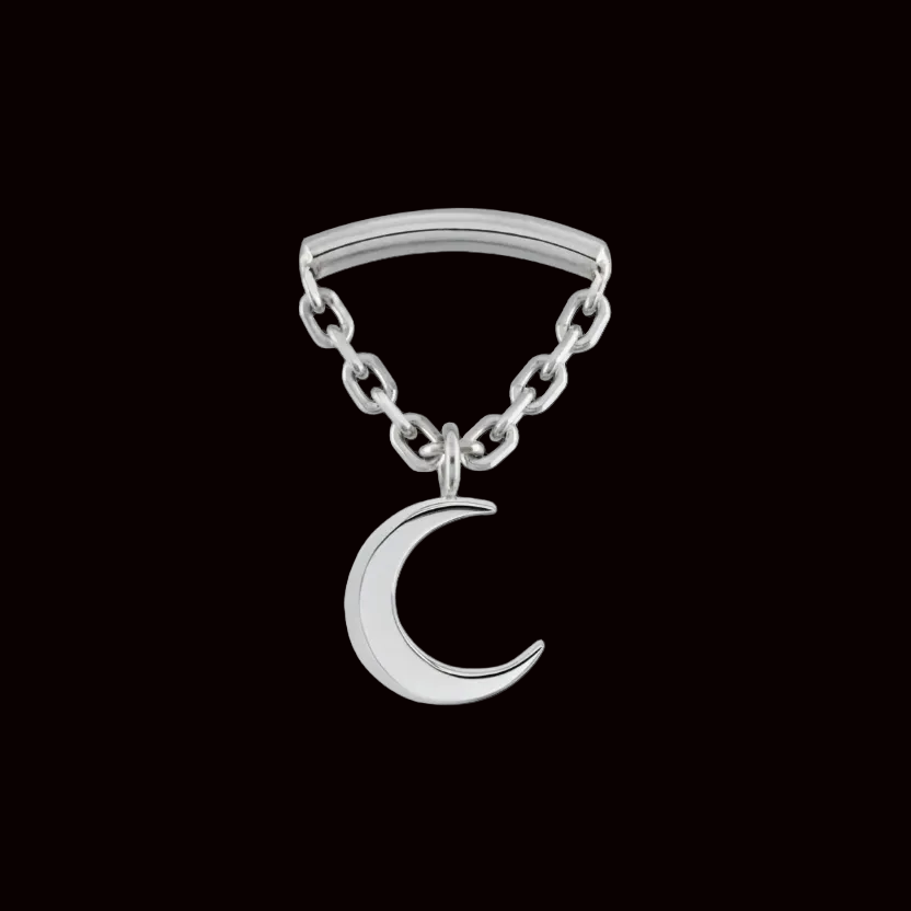"Moon Drape" 18k WG