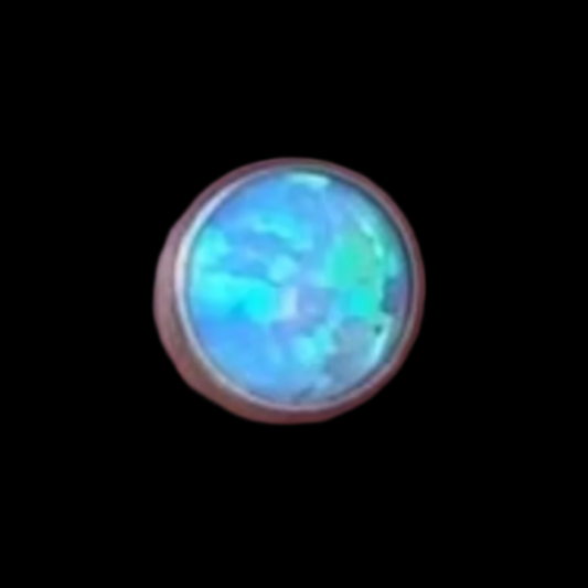 2.5m Light Blue Opal Cabochon Ti.