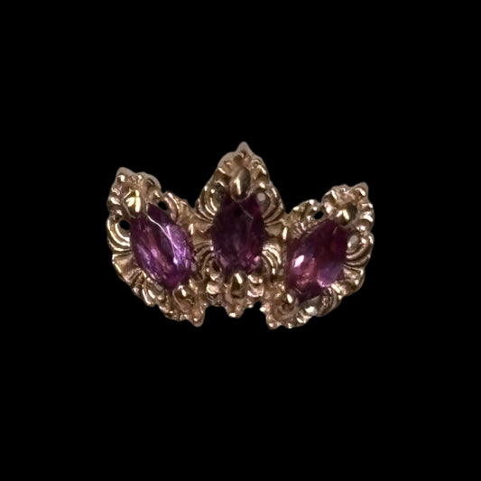 "Boroque" Genuine Rhodolite RG