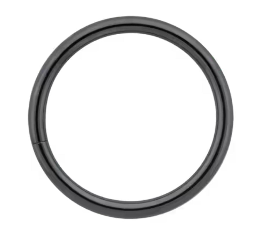 16g 3/8 Matte Black Nio Ring (Leroi)